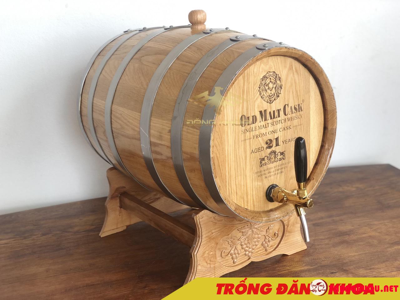 các loại thùng rượu gỗ sồi chất lượng cao